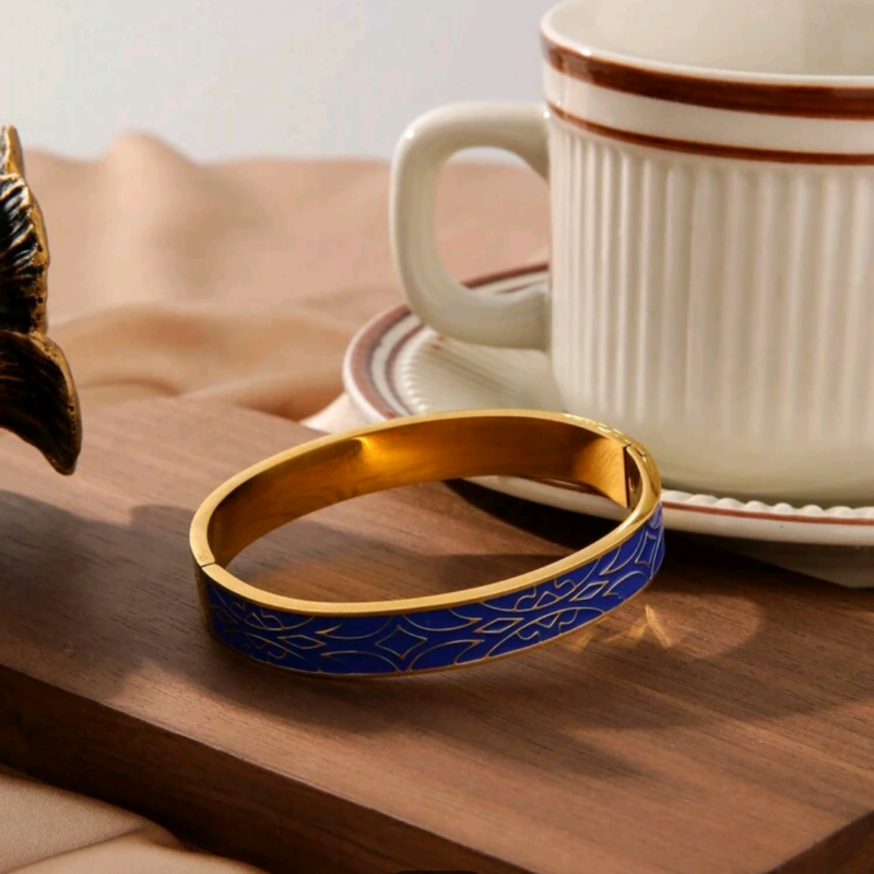 Enamel bangle - Gitane