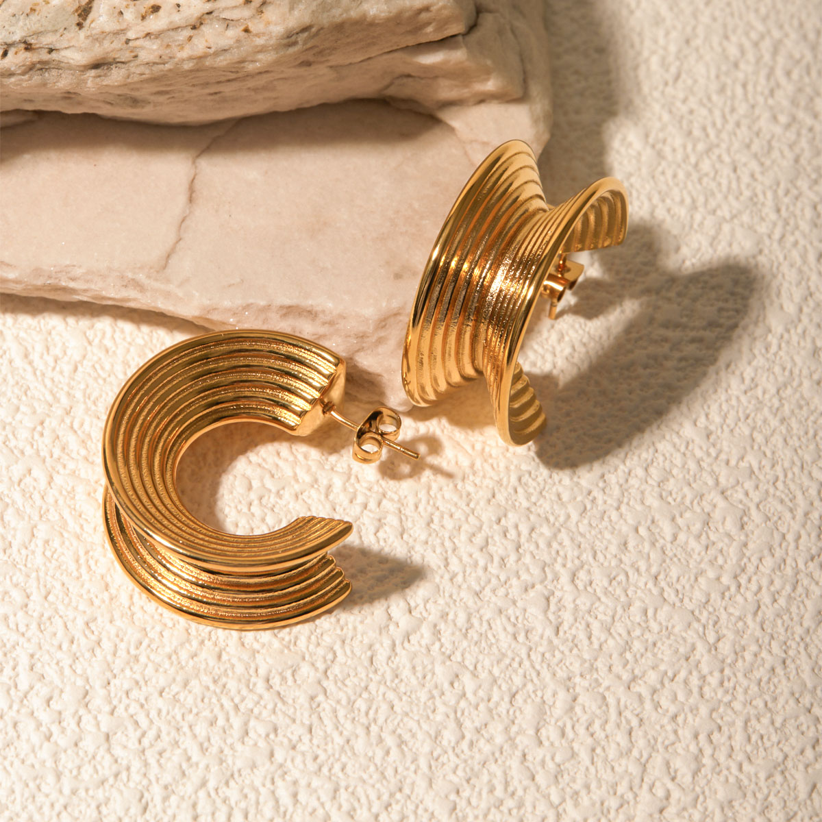 Arcy gold hoops