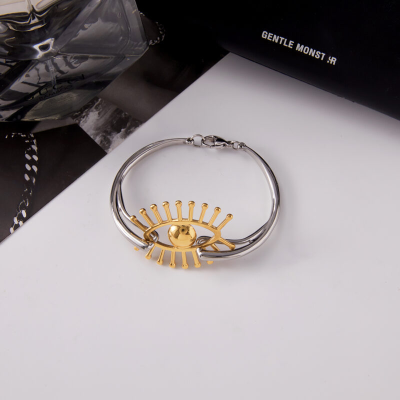 Statement eye bangle